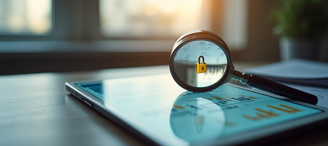 Legal compliance and trust concept illustration